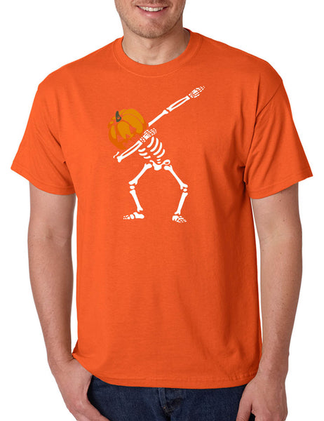 Men's T Shirt Dabbing Pumpkin Cool Dab Scary Halloween Tshirt Funny
