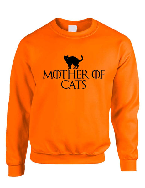 Mother of cats womens Sweatshirt
