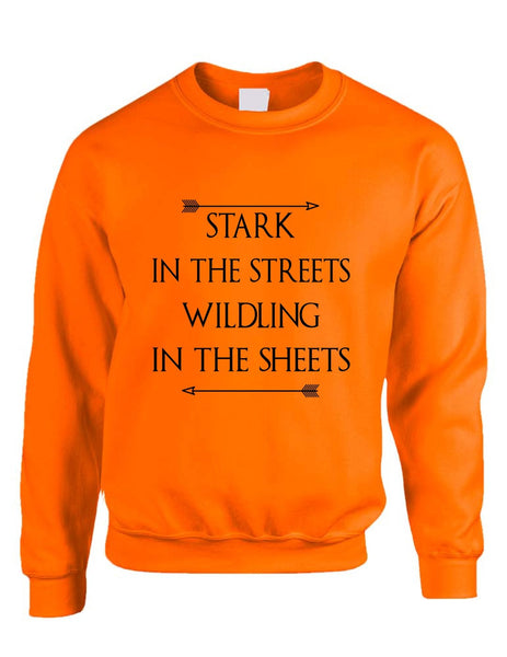 Stark in the streets wildling in the sheets womens Sweatshirt - ALLNTRENDSHOP - 2