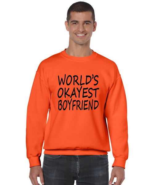 World's OKayest boyfriend men sweatshirt - ALLNTRENDSHOP - 5
