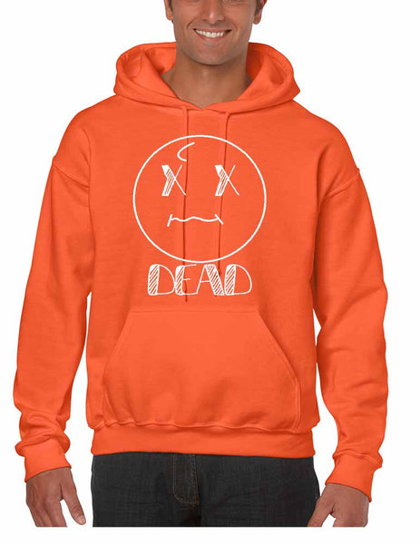 Men's Hoodie Sweatshirt Dead Face Cool Funny Humor Top