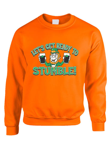 let`s get ready to stumble St patrick women sweatshirt - ALLNTRENDSHOP - 1