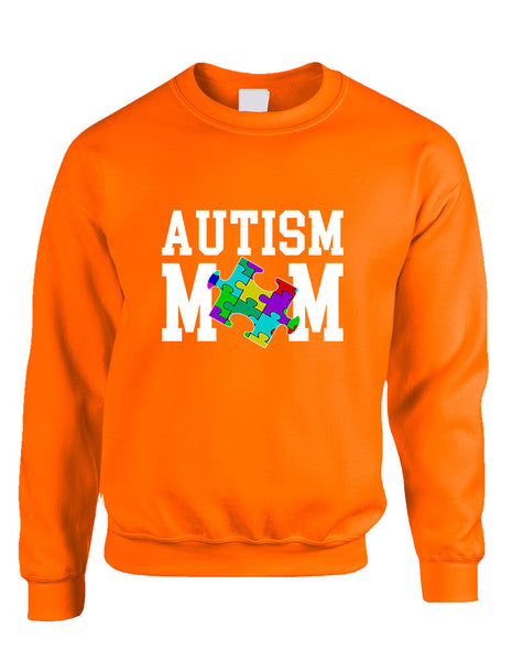 Adult Sweatshirt Autism Mom Autistic Awareness Top