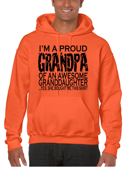 Men's Hoodie I'm A Proud Grandpa Granddaughter Funny Love Gift