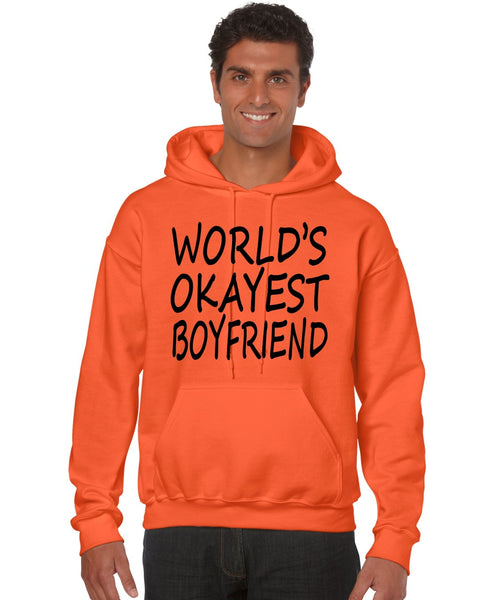 World's OKayest boyfriend men Hoodie - ALLNTRENDSHOP - 1