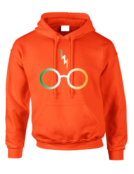 Adult Hoodie Irish Harry Glasses Scar St Patrick's Top