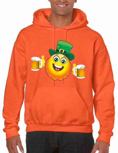 Irish smiling Emoji ST patricks men hooded sweatshirt - ALLNTRENDSHOP - 4