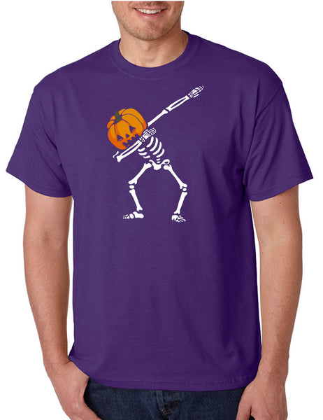 Men's T Shirt Dabbing Pumpkin Cool Dab Scary Halloween Tshirt Funny