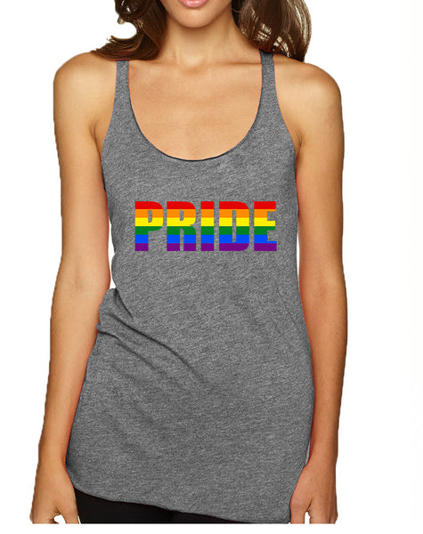 Women's Tank Top Pride Rainbow Colors Gay Support Love