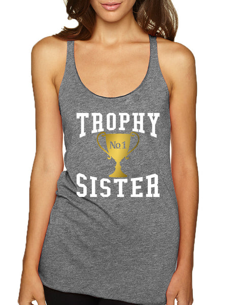 Women's Tank Top Trophy Sister Love Family Cute Sister Top - ALLNTRENDSHOP - 6