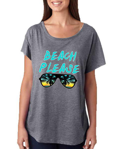 Women's Dolman Beach Please Summer Vacation Beachwear
