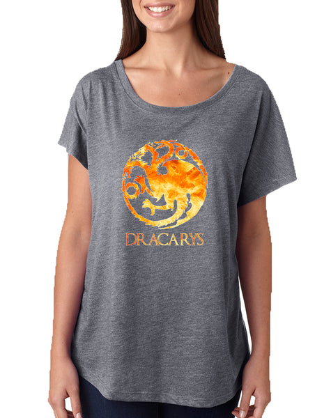 Women's Dolman Shirt Dracarys Popular Trendy Shirt