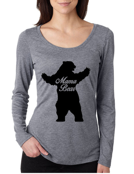 Women's Shirt Mama Bear Family Top For Mom Xmas Cute Top - ALLNTRENDSHOP - 3