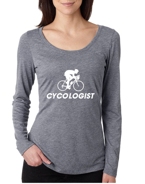 Women's Shirt Cycologist Love Sport Funny Cycling Shirt