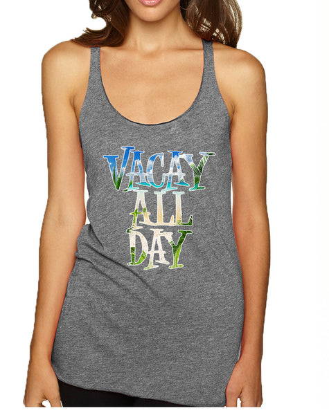 Women's Tank Top Vacay All Day Vacation Summer Beach Top
