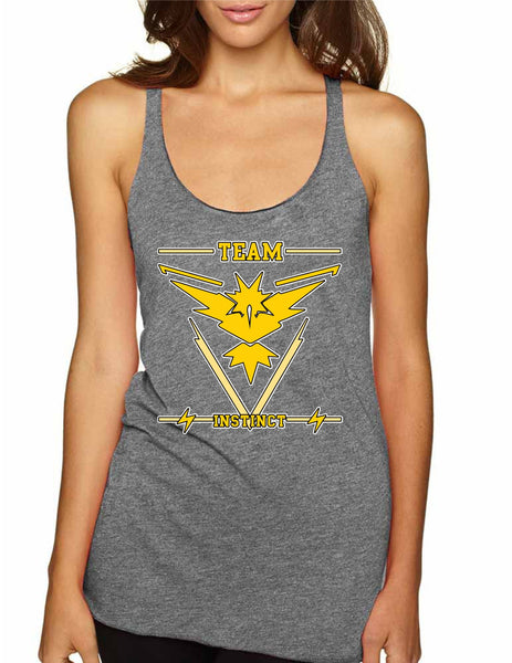 Women's Tank Top Team Instinct Yellow Team Cool Top - ALLNTRENDSHOP - 3