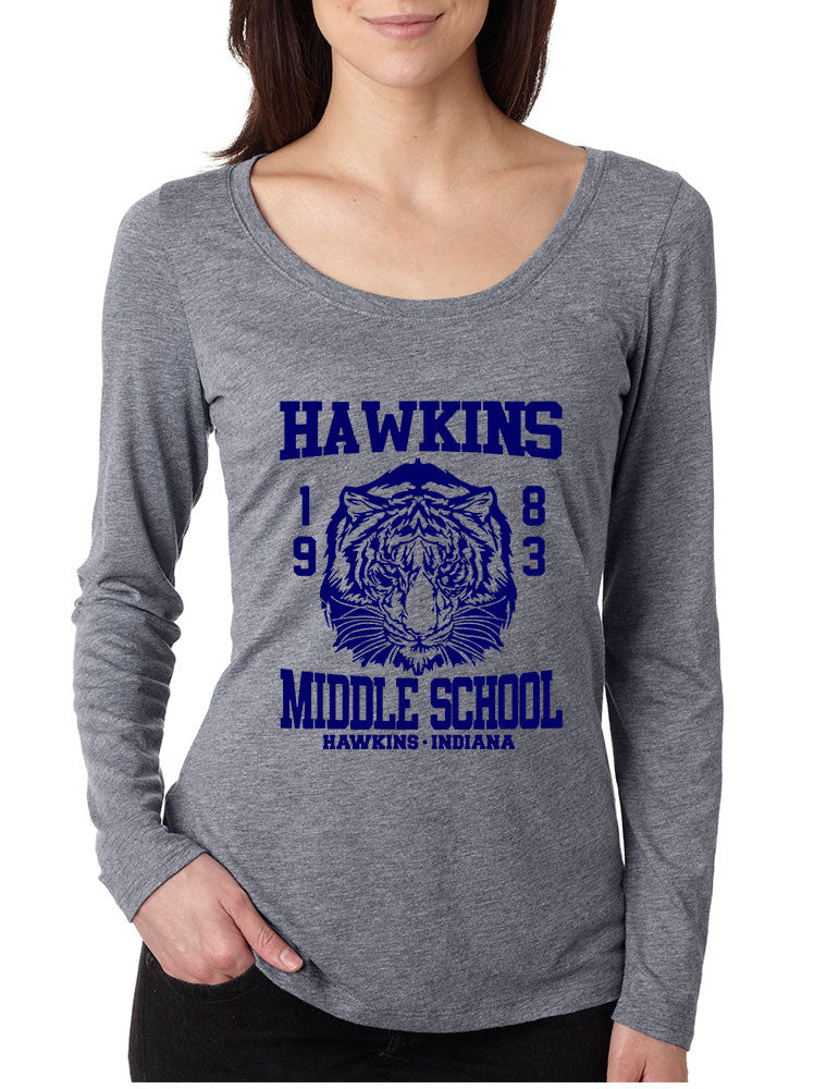 Women's Shirt Hawkins Middle School 1983 - ALLNTRENDSHOP - 1