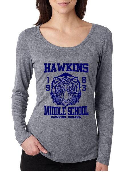 Women's Shirt Hawkins Middle School 1983 - ALLNTRENDSHOP - 1
