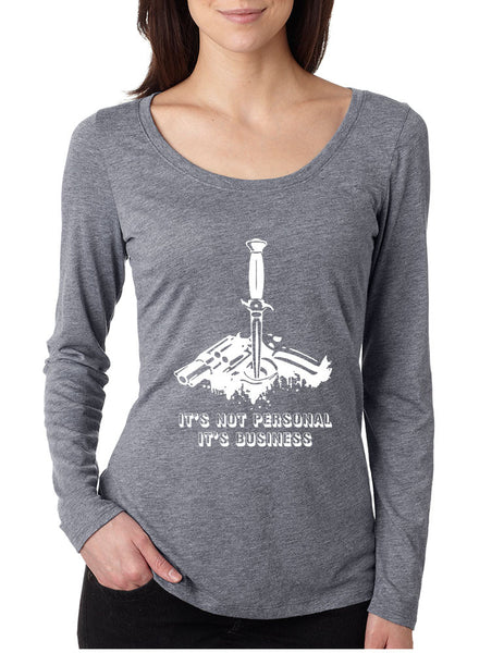 Women's Shirt It's Not Personal It's Business Funny Saying - ALLNTRENDSHOP - 5