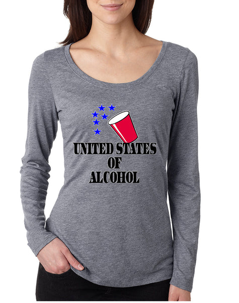 Women's Shirt United States Of Alcohol 4th Of July Shirt