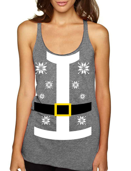 Santa suit Women's Triblend Tanktop - ALLNTRENDSHOP - 3