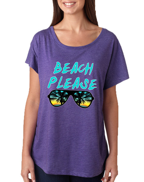 Women's Dolman Beach Please Summer Vacation Beachwear