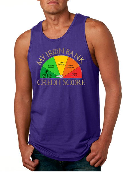Men's Tank Top My Iron Bank Credit Score Lannister Top
