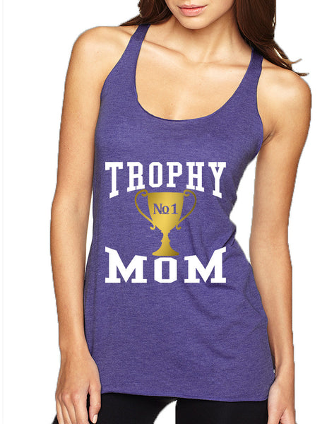 Women's Tank Top Trophy Mom Cool Gift Love Mother's Day Top - ALLNTRENDSHOP - 5