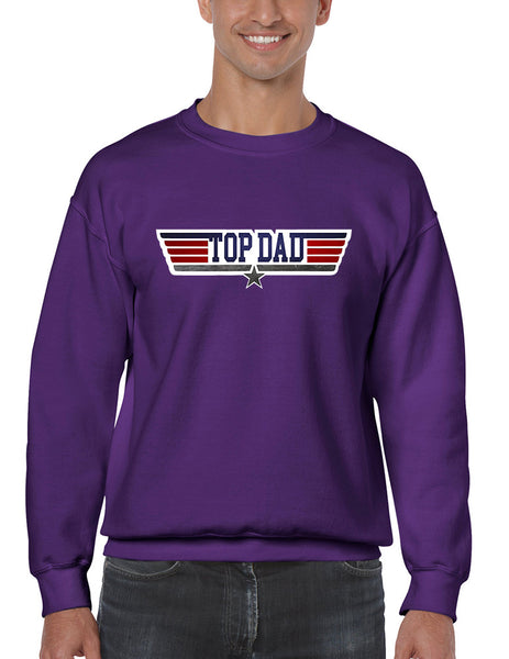 Men's Sweatshirt Top Dad Guns Father's Day Shirt Love Dad Gift