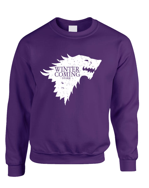 Adult Sweatshirt Winter Is Coming Cool Top Popular Sweatshirt