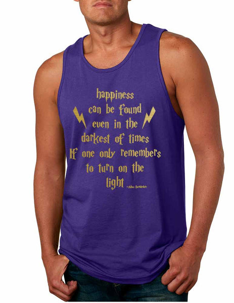 Men's Tank Top Happiness Can Be Found Even In The Darkest