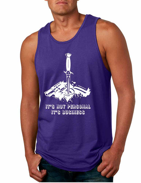 Men's Tank Top It's Not Personal It's Business Humor Funny Top - ALLNTRENDSHOP - 3