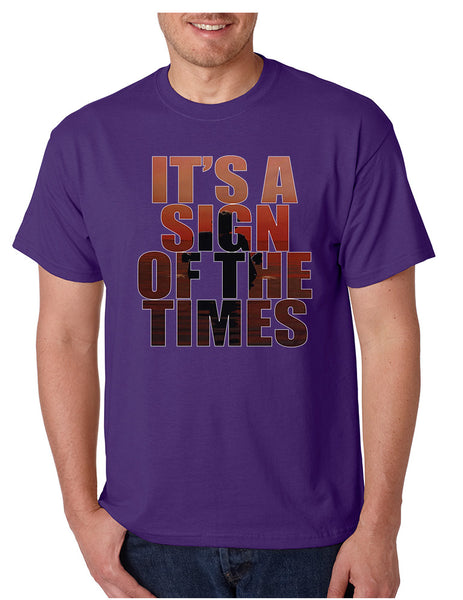 Men's T Shirt It's A Sign Of The Times Styles Shirt Popular Top