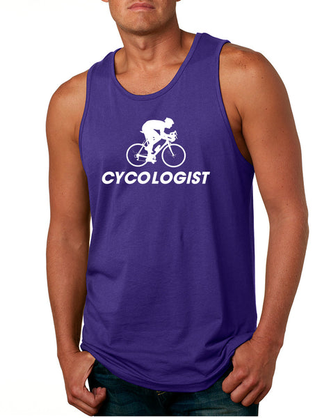 Men's Tank Top Cycologist Cool Cycling Love Sport Top