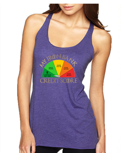 Women's Tank Top My Iron Bank Credit Score Lannister Top