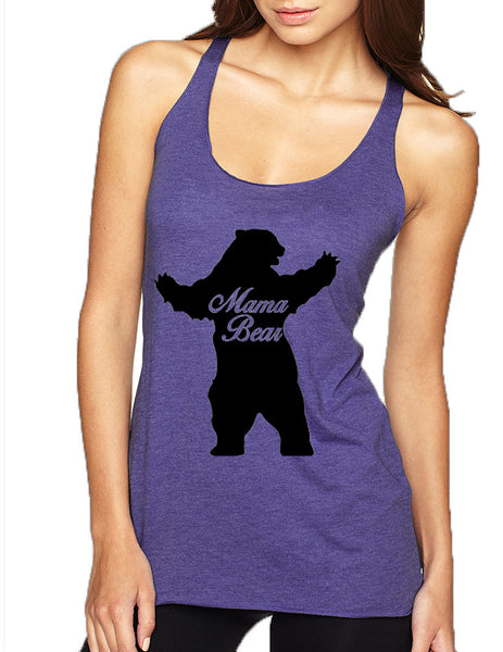 Women's Tank Top Mama Bear Family Top Mother Holiday Gift - ALLNTRENDSHOP - 5