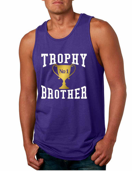 Men's Tank Top Trophy Brother Love Family Gift Graphic Top - ALLNTRENDSHOP - 3