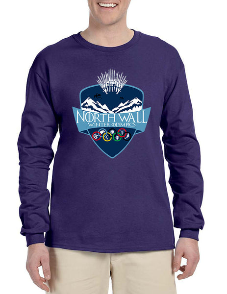 Men's Long Sleeve North Wall Winter Olympics Cool Shirt