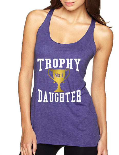 Women's Tank Top Trophy Daughter Love Family Cool Gift Funny - ALLNTRENDSHOP - 2