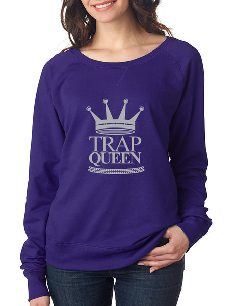 Trap Queen long sleeve Pullover women - ALLNTRENDSHOP - 5