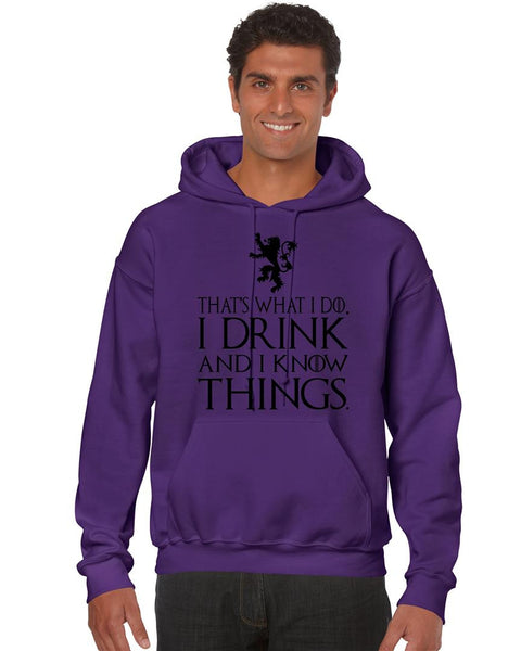 That What I Do I Drink And I Know Things men Hoodie - ALLNTRENDSHOP - 4