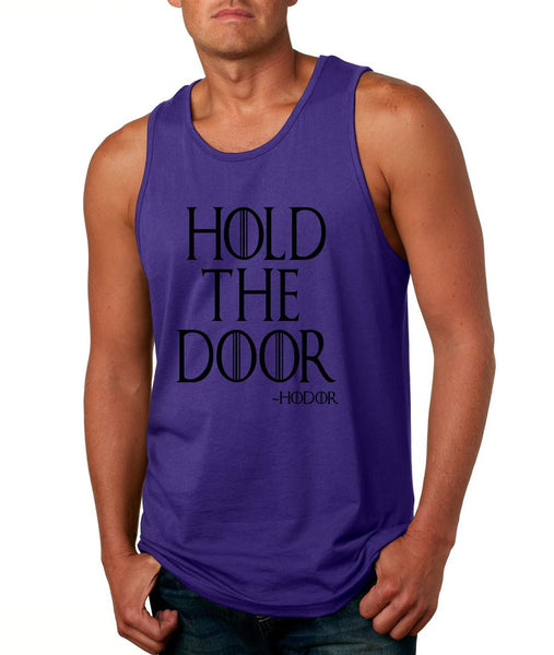 Hold the door Hodor Men's Jersey Tanktop - ALLNTRENDSHOP