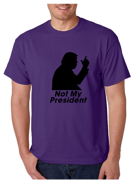 Men's T Shirt Not My President Donald Trump US elect T Shirt - ALLNTRENDSHOP - 7