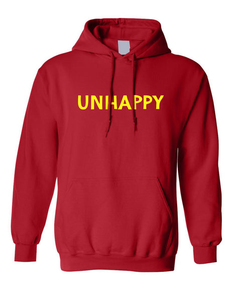 Adult Hoodie Unhappy Trendy Top Cool Sarcastic Funny Gift