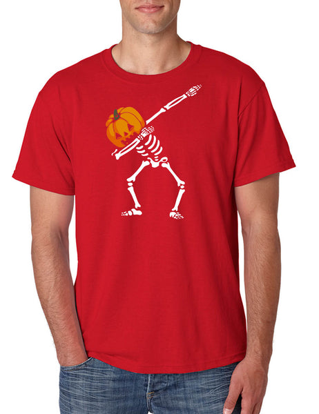 Men's T Shirt Dabbing Pumpkin Cool Dab Scary Halloween Tshirt Funny