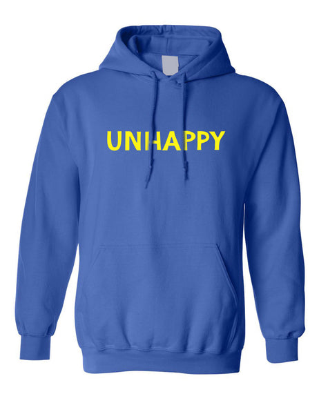 Adult Hoodie Unhappy Trendy Top Cool Sarcastic Funny Gift