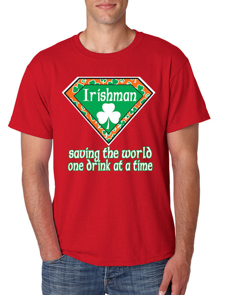 Irishman saving the world st patricks men t-shirt - ALLNTRENDSHOP - 5