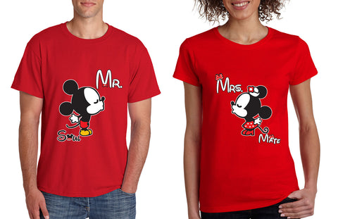 Mr soul Mrs mate kiss couples shirts Valentines day - ALLNTRENDSHOP - 1