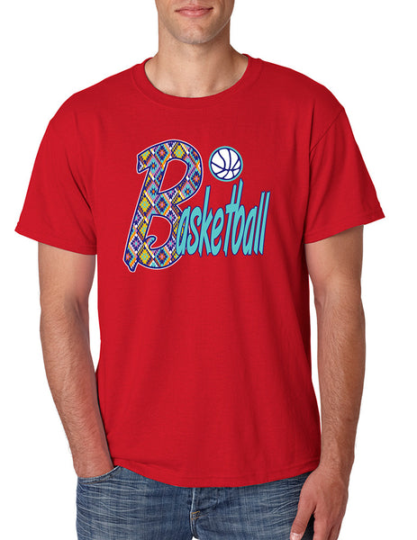 Men's T Shirt Basketball Aztec Love Sport Gym Top Fitness Tee