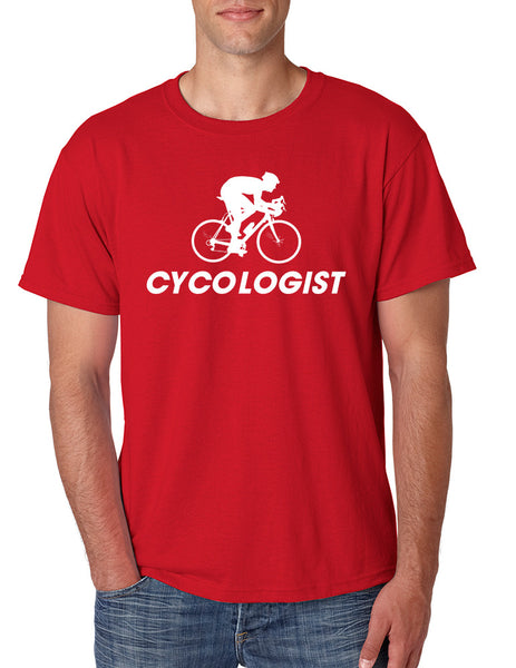 Men's T Shirt Cycologist Cool Cycling Love Sport Tee Shirt
